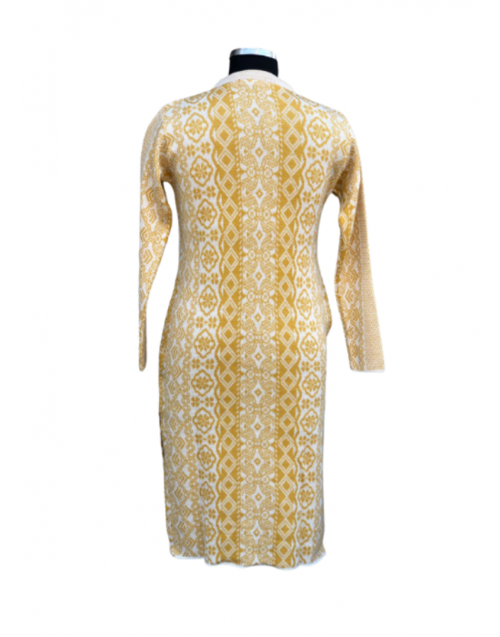 Women Kurti Lemon Flower printed design